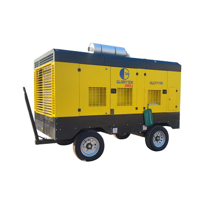 GLORYTEK borend Rig hulpmiddelen Diesel Engine Driven-Luchtcompressor Draagbaar voor Industrieel
