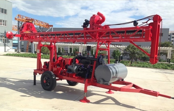 Klein Boorgat gl-II de Machine van de Waterboring met Aanhangwagentype 200m Diepte