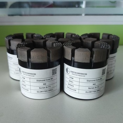 Bq Nq HK Pq Doordrongen Diamond Core Bits With Reaming Shell