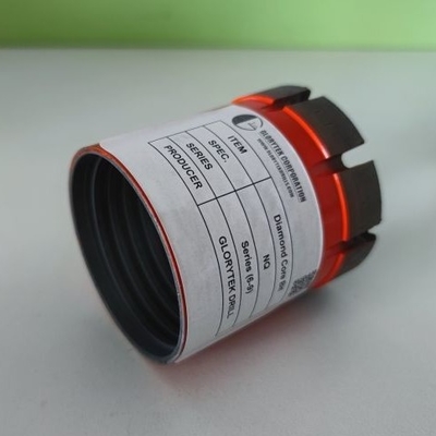Bq Nq HK Pq Doordrongen Diamond Core Bits With Reaming Shell