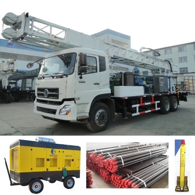 Het Boorgat die van DF300 6*4 Rig Truck Type Powered By-Dieselmotor boren
