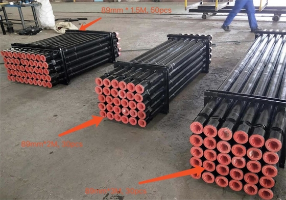 Boorgat Dth-buis 76 mm 89 mm 102 mm 114 mm diameter