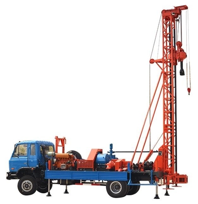 400m Kleine Waterput Boorinstallatie Wielen Truck Off Road Borewell Omgekeerde Circulatie