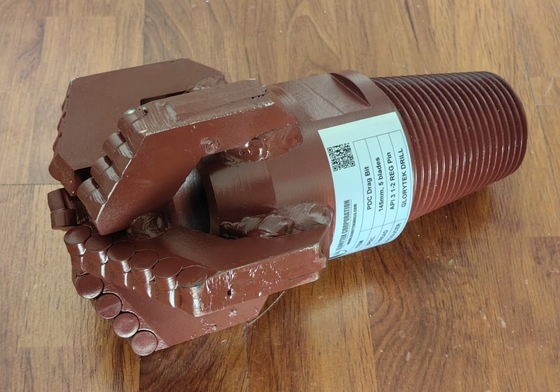 145 mm Pdc Drag Bit Tanden Boren in rotsformaties of waterputten