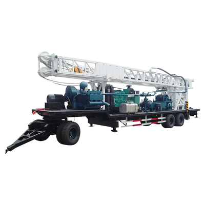 T-600 600m diepte waterput boorrig trailer gemonteerd 200-500mm gat diameter