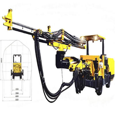 CYTJ45A Single Boom Jumbo Drilling Rig Mining Hydraulisch