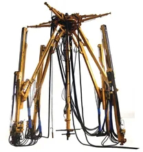 4.65-10.8m Boring Range jumbo machine mining Met 120° Swing Of Moving Boom