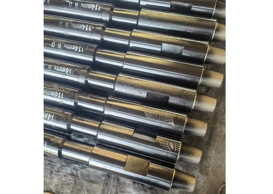 Carbon Steel Water Well Drill Rod 114mm Diameter Voor RTD69 Water Well Drilling