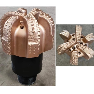 PDC-boorstuk voor zachte tot harde vorming 6 messen Custom API Regular Thread Connection