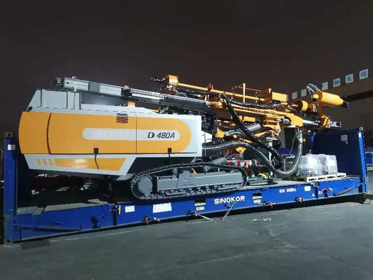 Geavanceerde 600 N.m. Maximaal koppel Rotsboormachine met 33 M3 / min luchtcompressor