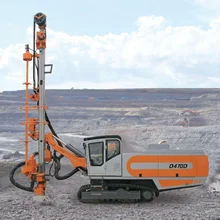Geïntegreerde 4-in-1 Mining Blast Hole Rock Drill Rig Voor 152-203 mm Hole Range