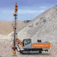 D480A Aircompressor Aan boord Heavy Duty Rock Drill Rig 35m Maximale diepte van het gat