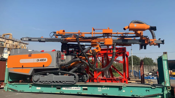 D480A Krachtige 114 mm boorpijp 35 m oppervlakte geïntegreerde rotsboormachine voor mijnbouw