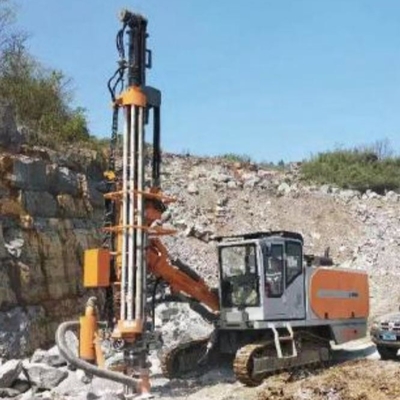 Geïntegreerde luchthamer DTH-oppervlakteboormachines met ingebouwde luchtcompressor