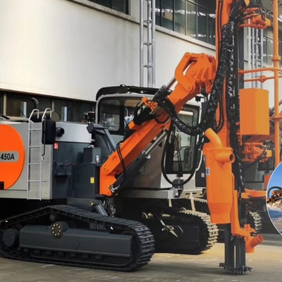 Volledig hydraulische luchtcompressor Aan boord geïntegreerde boormachines voor het mijnen van erts