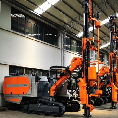 Volledig hydraulische luchtcompressor Aan boord geïntegreerde boormachines voor het mijnen van erts