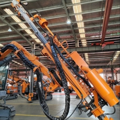152-203 mm Hole Range Surface Integrated Rock Drill Rig Met maximale gatdiepte 35 M En automatische bediening