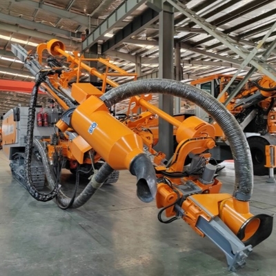 Goudmijnbouwoppervlakte geïntegreerde rotsboormachine voor het boren in gaten 152 ‒ 203 mm en maximale gatdiepte 35 M