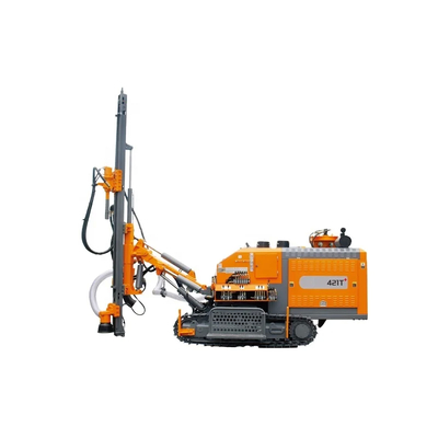 Krachtige luchtcompressor rotsboormachine met 5 maximaal koppel en automatisch boorpijpbehandelingssysteem