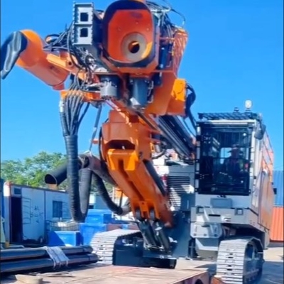 Open Pit Mijnbouw Boorgat Boormachines Met Ingebouwde Luchtcompressor Goede Prijs