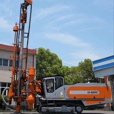 Machines voor het boren van boorgaten met een oppervlakte-crawler voor het ontginnen en blazen van edelmetaal