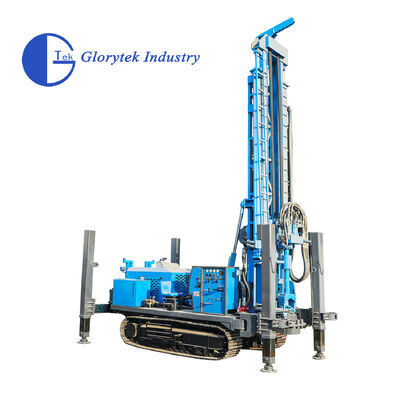 GL600S Crawler Water Well Drill Rig met 105-500mm Diameter 176kw Dieselmotor en Hydraulische Rotary Drilling