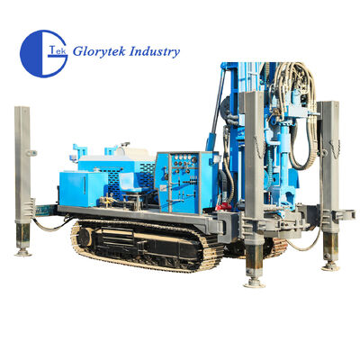 Gl600s Top Hammer Crawler Type Water Well Drill/Drilling Rig voor 600m diepte