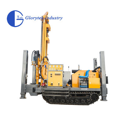 Volledig hydraulisch GL180R Rubber Crawler Type Water Well Drill/Drilling Rig Drilling Wells For Agricultural Irrigation And Industries