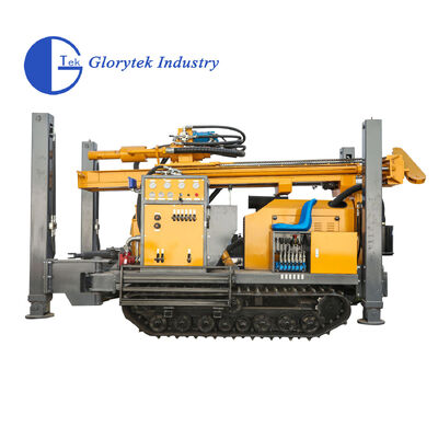 Volledig hydraulisch GL180R Rubber Crawler Type Water Well Drill/Drilling Rig Drilling Wells For Agricultural Irrigation And Industries