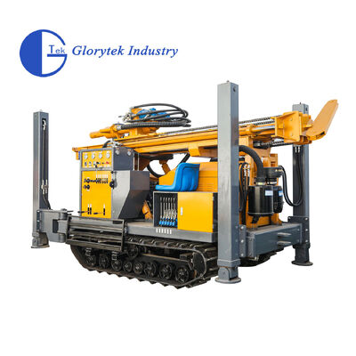 Volledig hydraulisch GL180R Rubber Crawler Type Water Well Drill/Drilling Rig Drilling Wells For Agricultural Irrigation And Industries