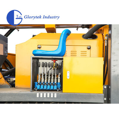 Rubber crawler type waterput boor/boorplatform Boor voor geotechnisch onderzoek