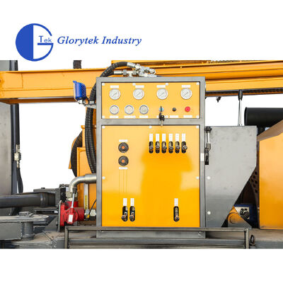 Rubber crawler type waterput boor/boorplatform Boor voor geotechnisch onderzoek