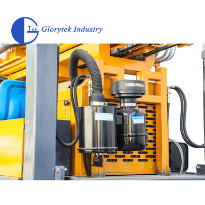 Rubber crawler type waterput boor/boormachine boorputten voor landbouwbewatering en industrie