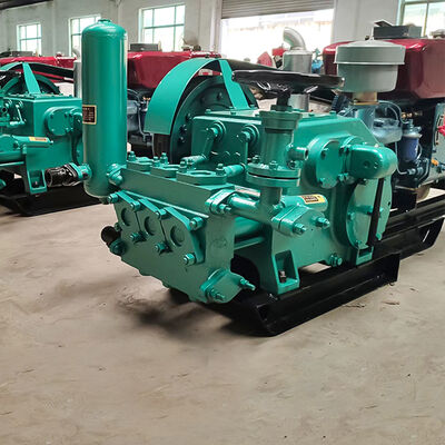 High Performance Horizontal Three Cylinder Reciprocating Single Acting Piston Pump for Core Drilling