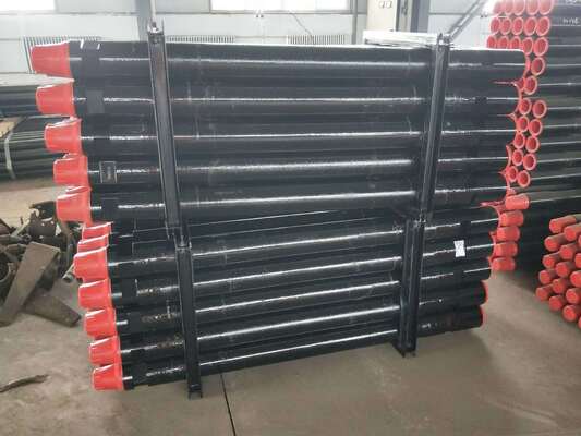 114 mm Diameter 6090 mm Lengte Carbon Steel Water Well Drill Rod voor boorriggen