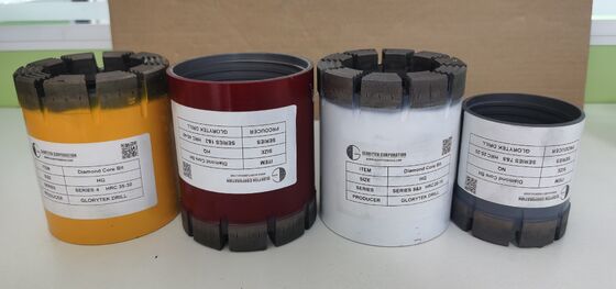 Volledige Specificatie BQ/NQ/HQ/PQ Wireline Kernboorkoppen met Diamant met Lange Levensduur voor Mijnbouwexploratie