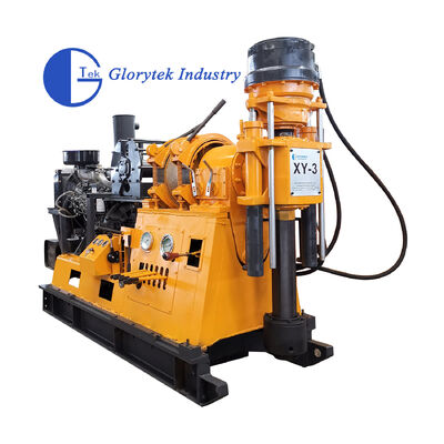 XY-3 Core-boorplatform met 600 m boordiepte, 96 mm spindelinterne diameter en 3000 kg hefcapaciteit voor geologische exploratie