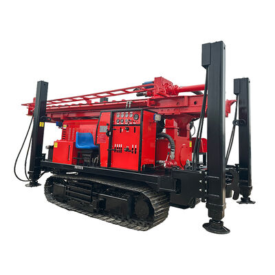 GL350S Fully Hydraulic Track Mounted Water Well Borehole Drill Rig for 350m Depth Drilling