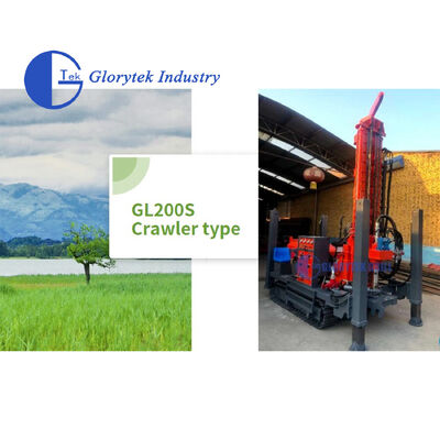 Volledig Hydraulische Boormachine voor Gaten van 200m Diepte met Rupsbandchassis