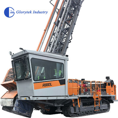 R880L Oppervlakte geïntegreerde Tricone Rotary Mining Drilling Rig Geschikt voor gaten met een diameter van 150-230 mm en boorddiepte tot 54 m