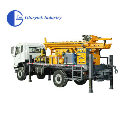 Volledig Hydraulische Dongfeng 4X4 Vrachtwagen Boorput Waterput Boor/Boormachine, 500m Diepte, 105-350mm Gatdiameter