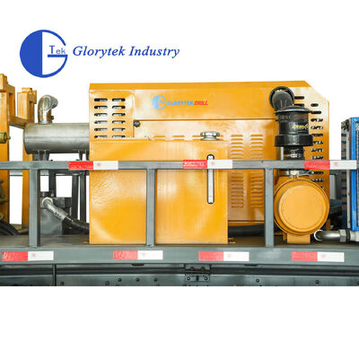 Volledig Hydraulische Dongfeng 4X4 Vrachtwagen Boorput Waterput Boor/Boormachine, 500m Diepte, 105-350mm Gatdiameter