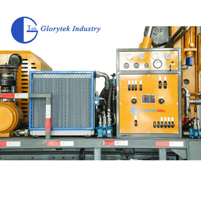 Volledig Hydraulische Dongfeng 4X4 Vrachtwagen Boorput Waterput Boor/Boormachine, 500m Diepte, 105-350mm Gatdiameter