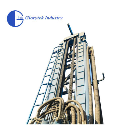 GL600S Crawler Boring Water Well Drill Rig met 105-500mm Diameter 176kw Diesel Engine en Hydraulische Rotary Drilling