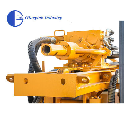 GL180R Rubber Crawler Boringhole Water Well Drill Rig Boring 180M Diepte