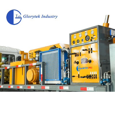 Volledig hydraulische vrachtwagen gemonteerd type boorgat waterput boor/boorapparaat, 500m diepte, 105-350mm gatdiameter